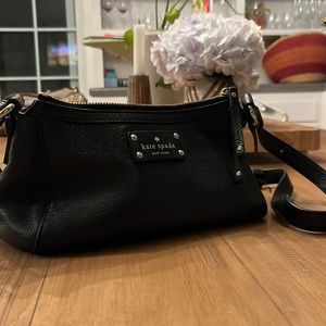 Kate Spade black leather purse